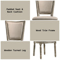 Gabrian - Side Chair (Set of 2) - Fabric & Reclaimed Gray