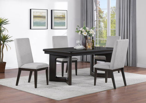 Dark Brown / 5 Pc. Table, 4 Chairs