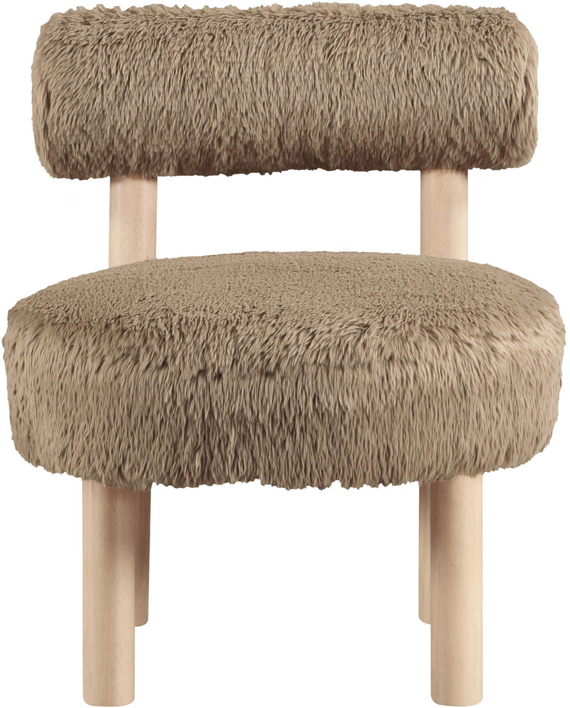 Ambre - Shearling Fabric Accent Chair