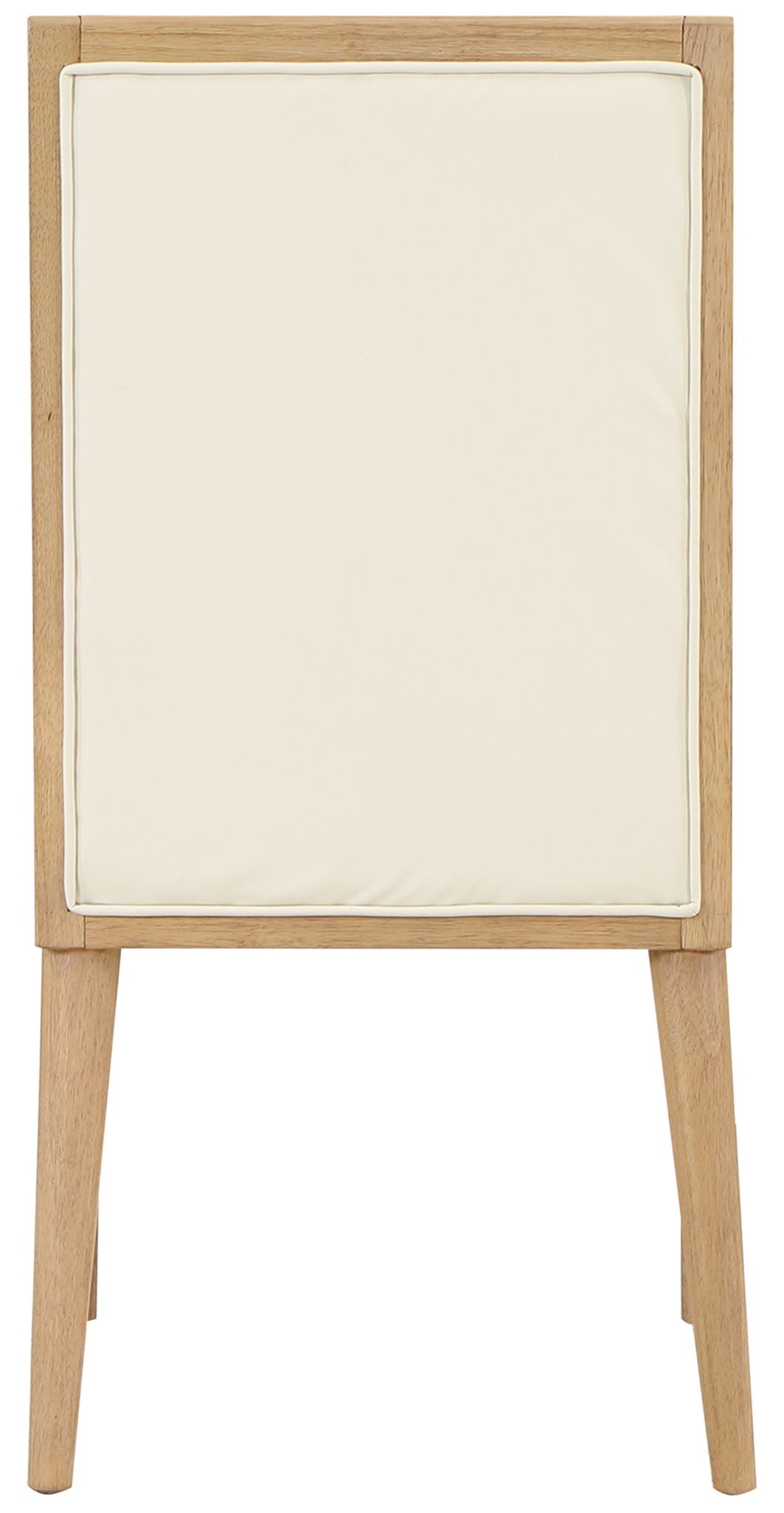 Bristol - Faux Leather Dining Chair With Natural Legs (Set of 2)