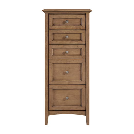 McKenzie - 5-Drawer Lingerie Chest - Pecan