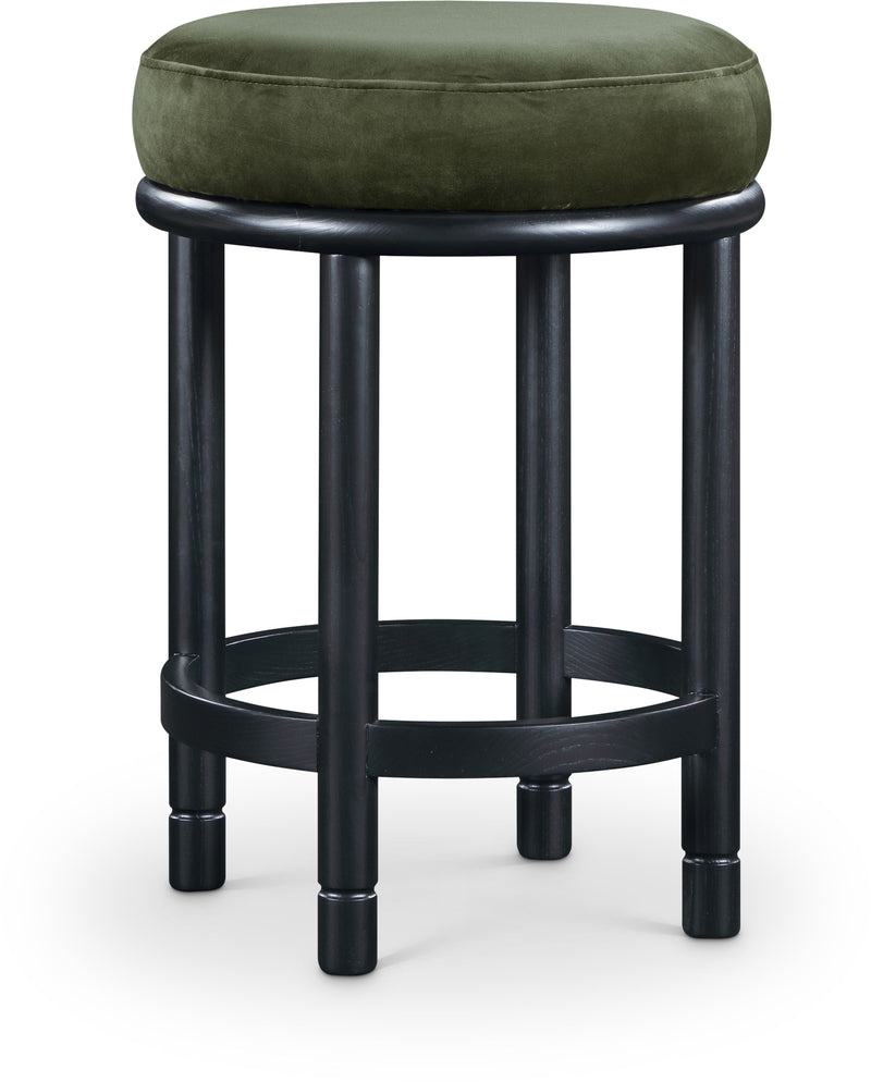Monette - Counter Stool With Black Base
