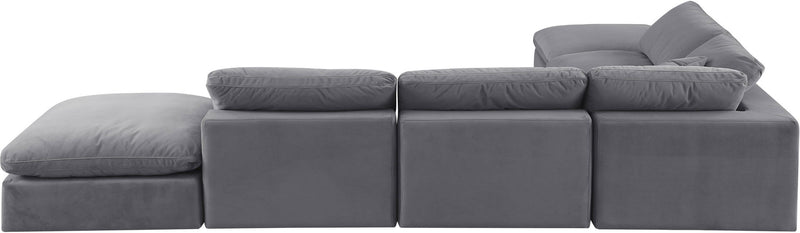 Comfy - 6 Piece Velvet Modular Sectional