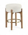 Torino - Backless Counter Stool With Brushed Brown Base (Set of 2)