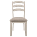 Ronnie - Wood Dining Side Chair (Set of 2) - Rustic Cream