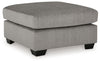 Lanelly - Oversized Accent Ottoman - Alloy