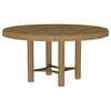 Arini - 60" Round Wood Dining Room Table - Sand Wash