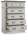 Moraway - Two-tone - Five Drawer Chest