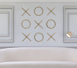 XOXO - Steel Wall Decor - Yellow