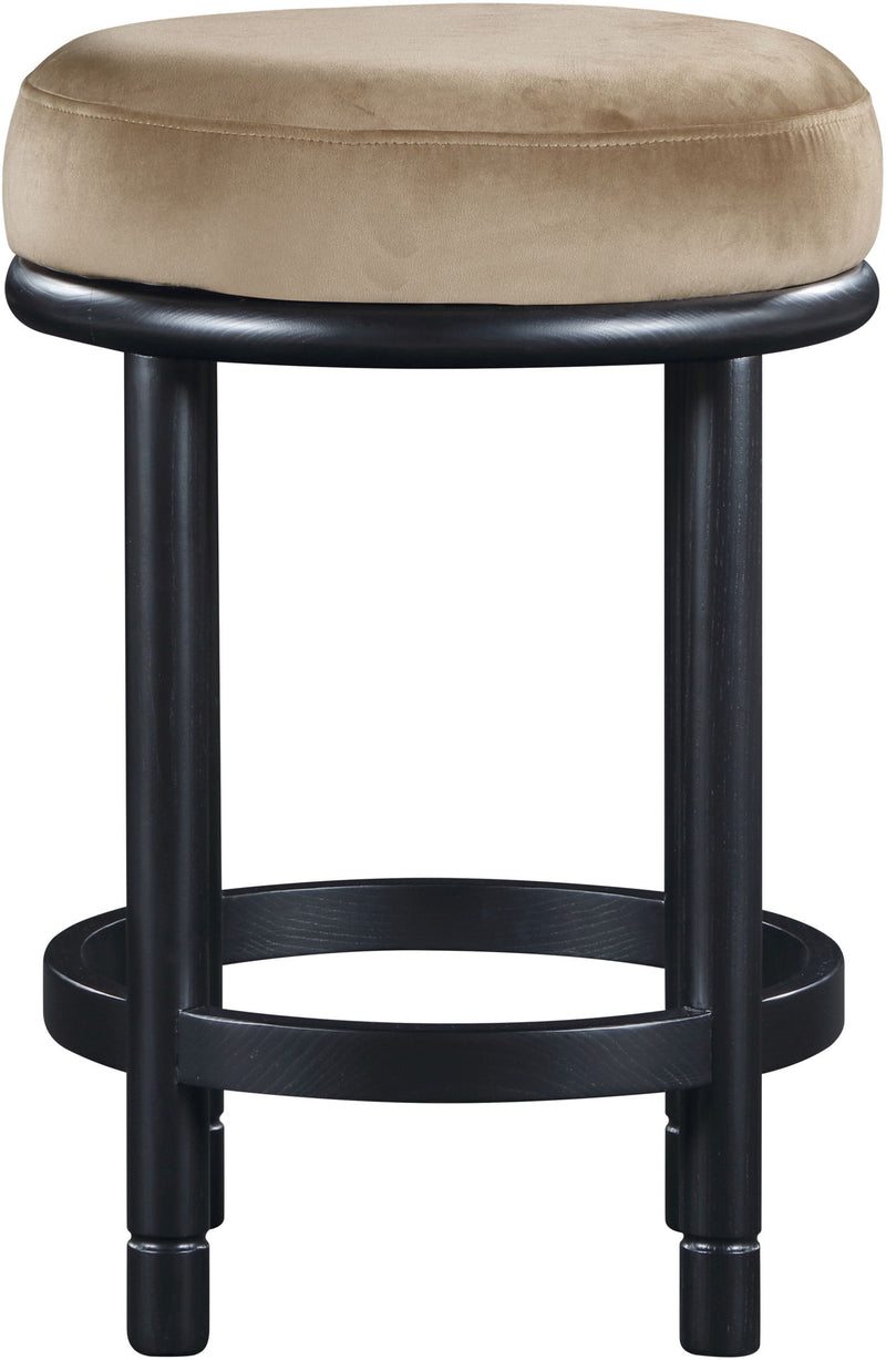 Monette - Counter Stool With Black Base