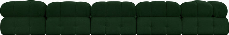 Ames - 7 Piece Boucle Fabric Modular Sectional