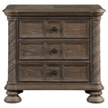 Emmett - 3-Drawer Nightstand - Walnut