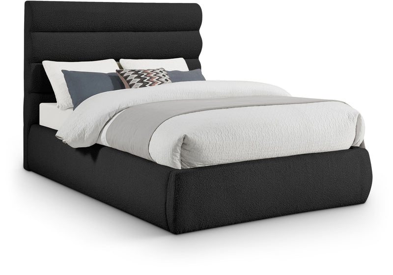 Adam - Boucle Fabric Bed With 52" Headboard