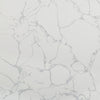 Koen - Round Dining Table, Engineering Marble Top - White & Black