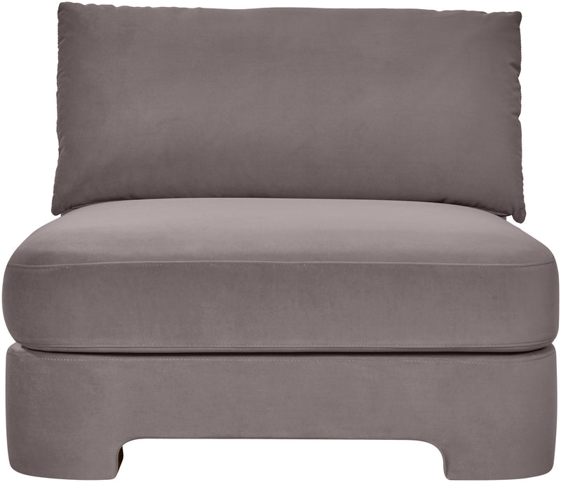 Hammond - Velvet Performance Fabric Upholstered Armless Chair