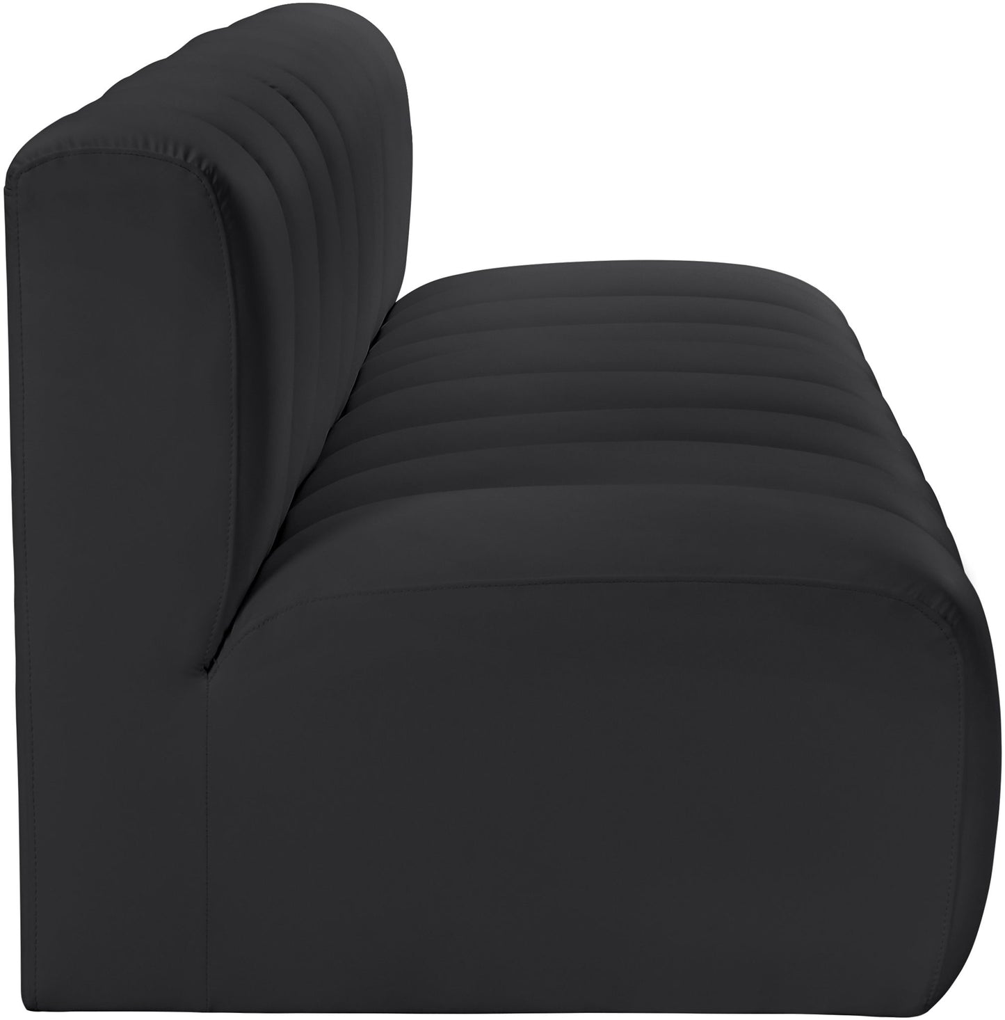 Arc - Faux Leather 3 Seats Modular Sofa