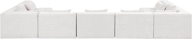 Stellar - 7 Piece Chenille Fabric Upholstered Modular Sectional