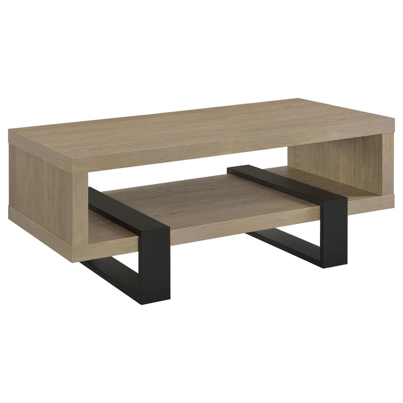 Dinard Engineered Wood Cocktail Coffee Table Latte