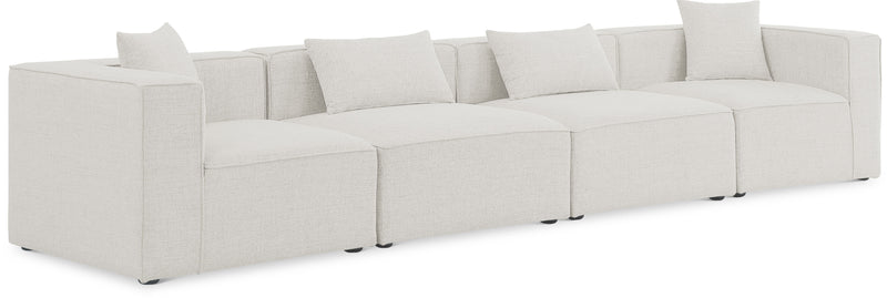 Cube - Linen Modular 4 Seat Sofa