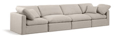 Indulge - Linen 4 Seat Modular Sofa