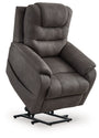 Snowfield - Gunmetal - Power Lift Recliner