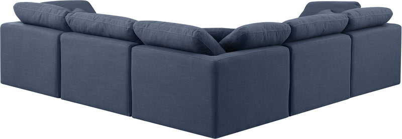 Indulge - Linen 5 Piece Modular Corner Sectional