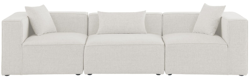 Cube - Linen Modular 3 Seat Sofa