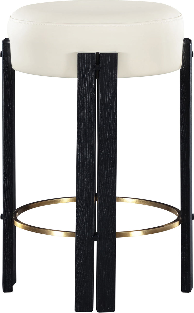 Harrison - Counter Stool With Black Legs