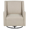 Sorrel - Fabric Upholstered Swivel Glider Arm Chair - Latte