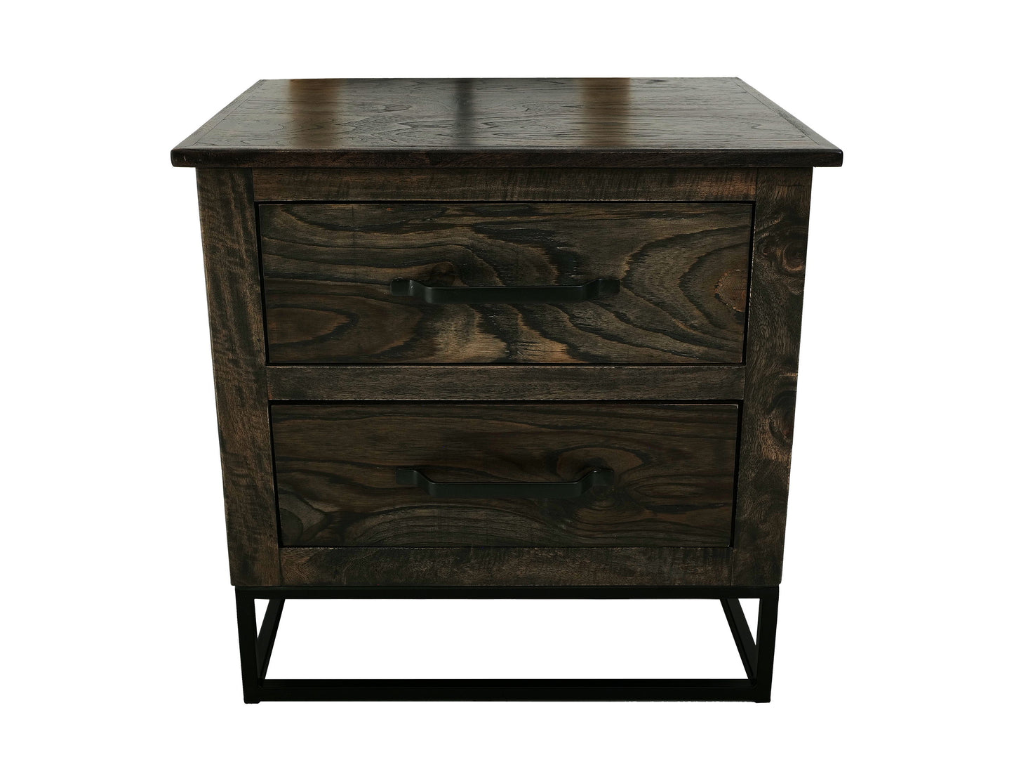 Dark Teak - Nightstand - Oil Black