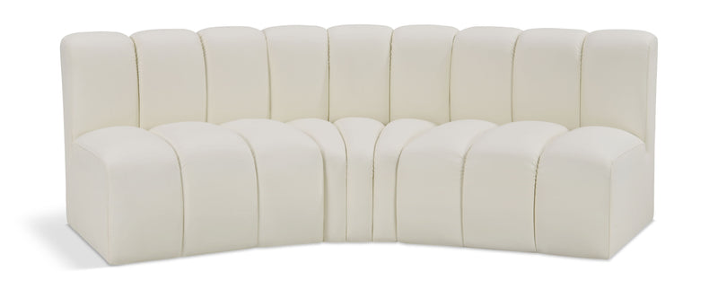 Arc - Faux Leather 3 Piece Modular Corner Sofa