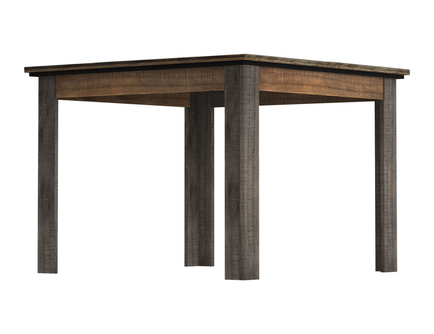 Loft Brown - 42" Table - Two Tone Gray / Brown