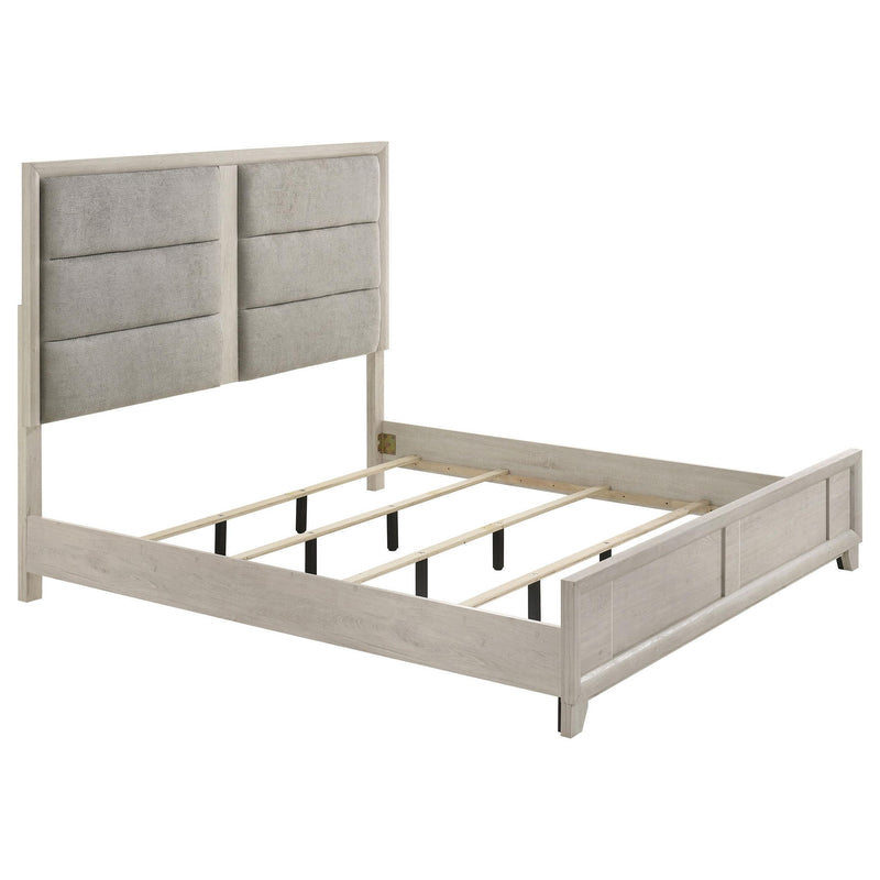 Farre 4-piece Eastern King Bedroom Set Washed Grey