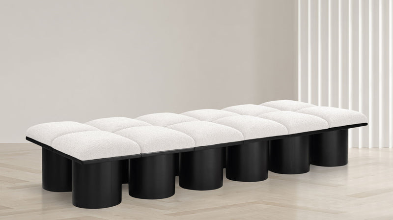 Pavilion - 12 Piece Modular Bench With Black Base