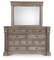 Blairhurst - Light Grayish Brown - Dresser And Mirror