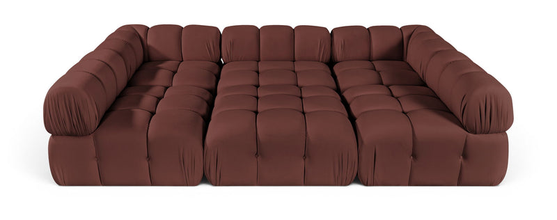 Orin - Velvet 6 Piece Modular Sectional
