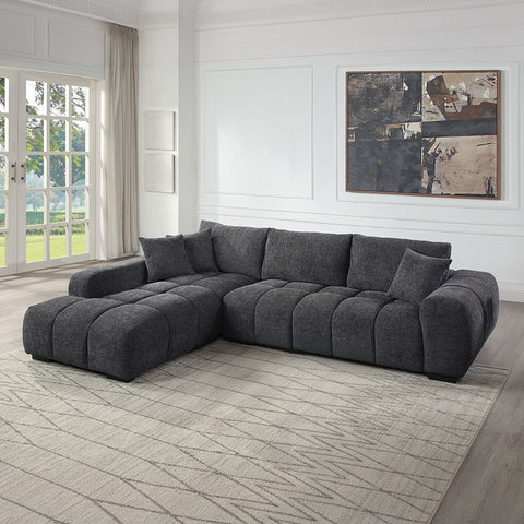 Dark Gray / Left Arm Facing Sectional