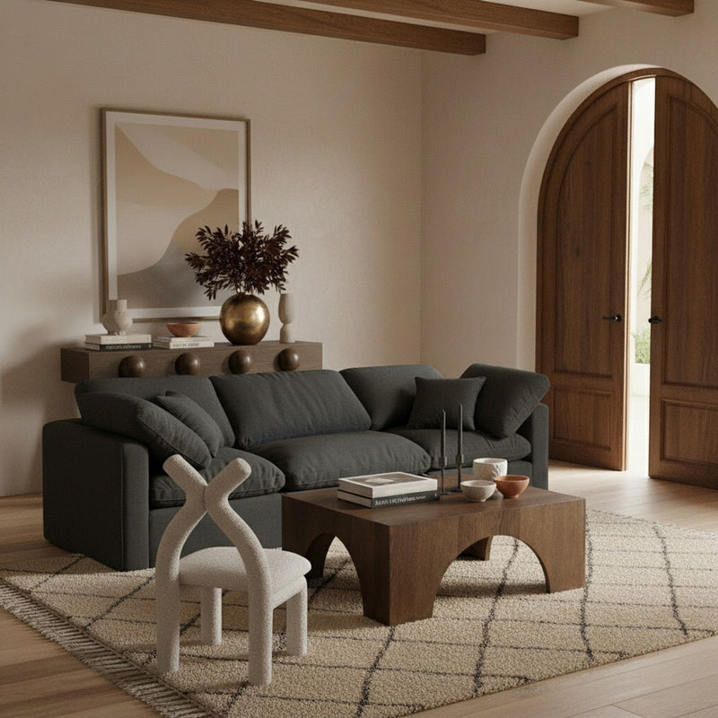 Indulge - Linen 3 Seat Modular Sofa