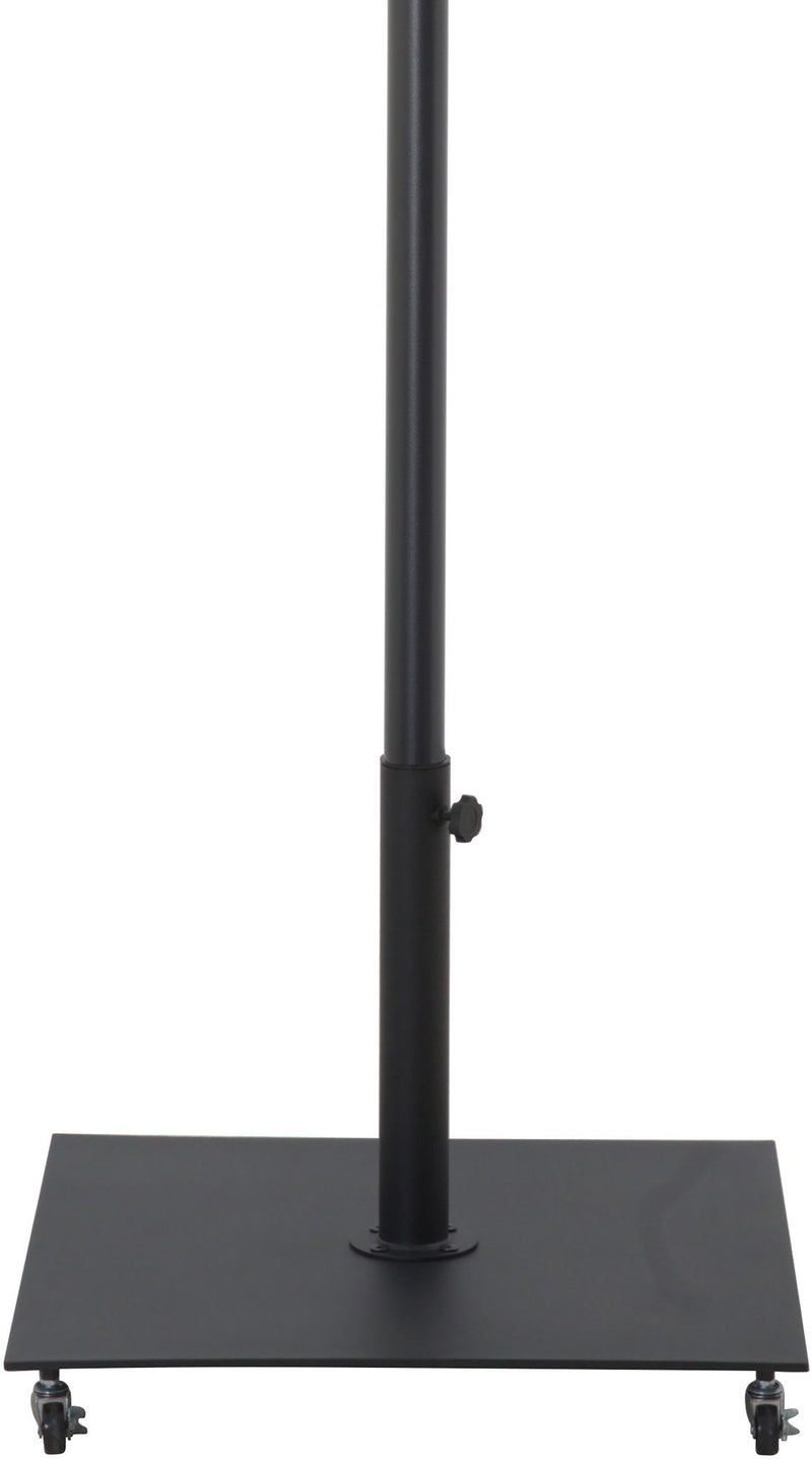 Amalfi - Aluminum Patio Umbrella - Black Base / Black Pole