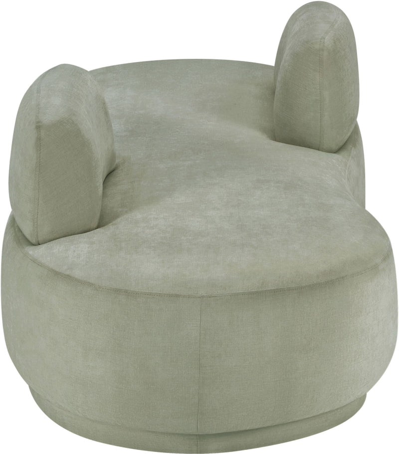 Argyle - Chenille Fabric Chaise / Loveseat