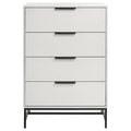 Sonora - 4-Drawer Bedroom Chest - White