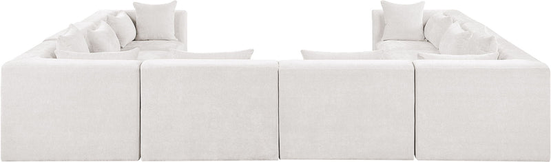 Stellar - 8 Piece Chenille Fabric Upholstered Modular Sectional