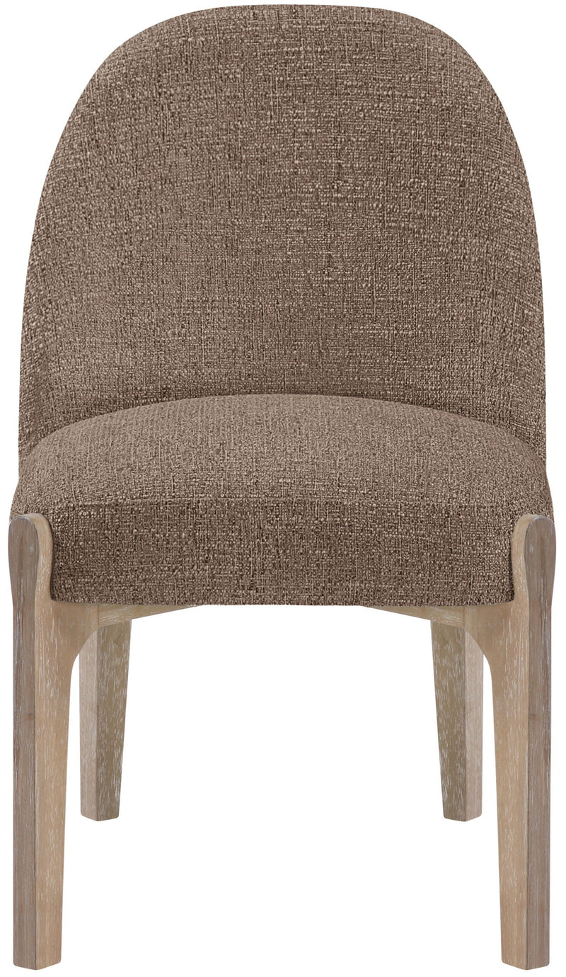 Torino - Upholstered Dining Chair With Brushed Natural Base (Set of 2)