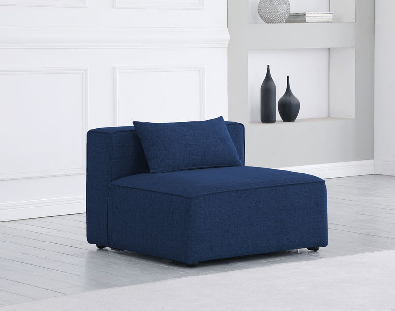 Cube - Linen Armless Chair