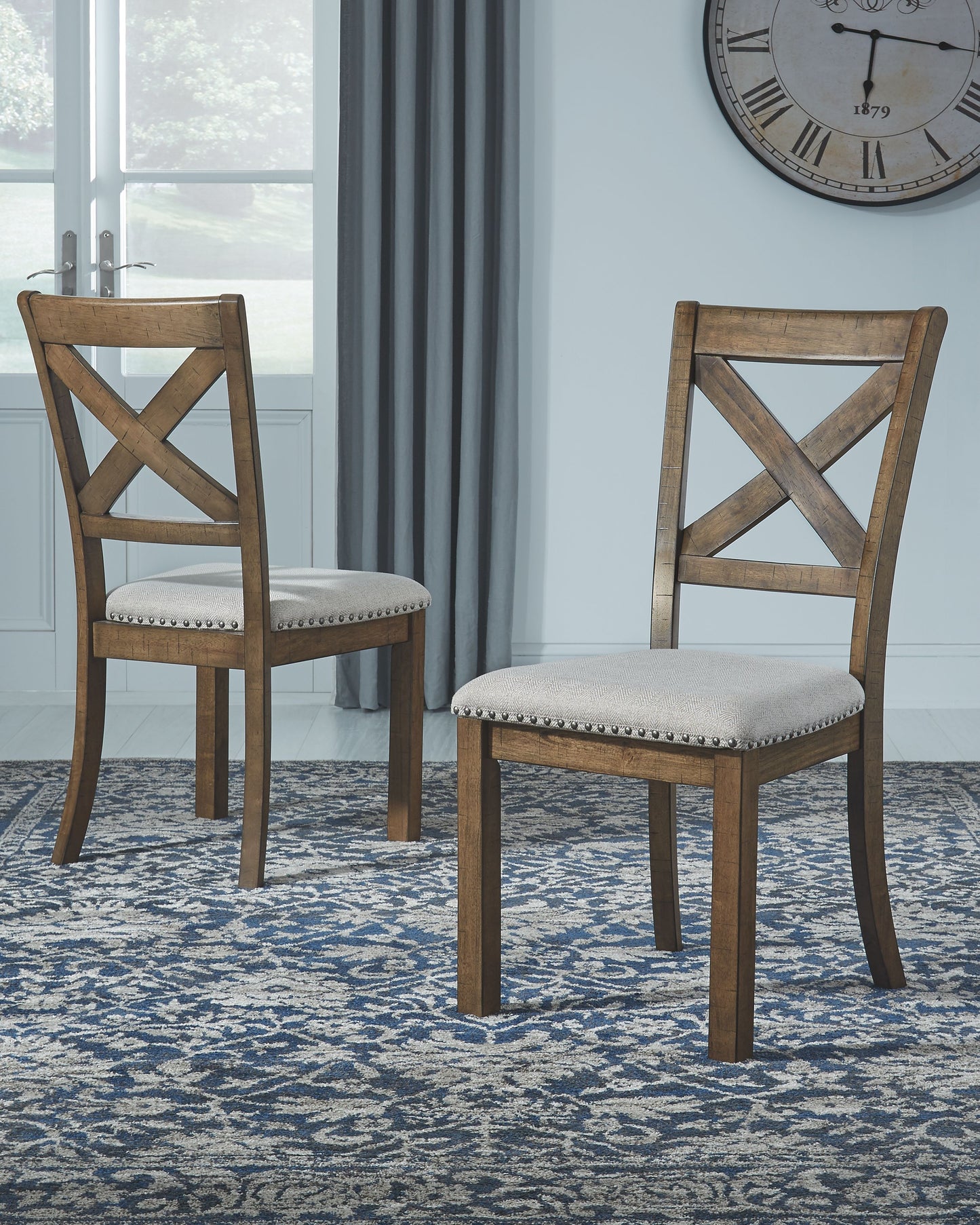 Moriville - Beige - Dining UPH Side Chair (Set of 2)