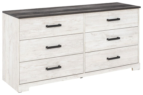 White / 6 Drawers