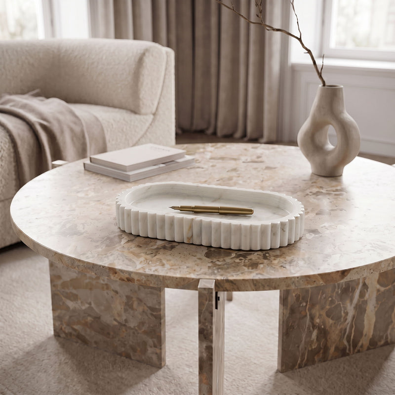 Khloe - Genuine Marble Tray