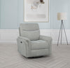 Adler - Upholstered Power Swivel Glider Recliner