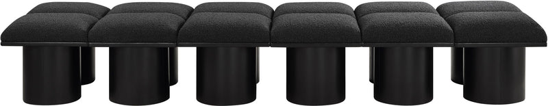 Pavilion - 12 Piece Modular Bench With Black Base
