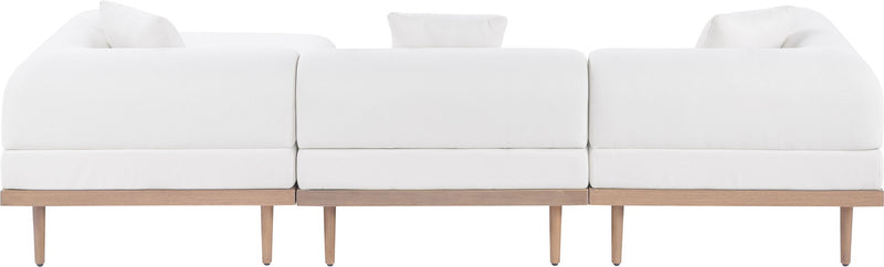 Laguna - 4 Piece 106.5" Upholstered Outdoor Patio Modular Sectional